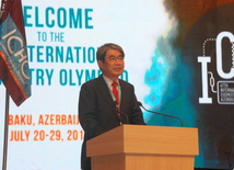 Around 300 young chemists, 250 observers and heads of groups from almost 80 countries, Azerbaijani state and government officials, diplomats, well-known scientists and intellectuals attended the opening ceremony of the Olympiad organized by the Baku branch of Moscow State University named after Mikhail Lomonosov. Baku, Azerbaijan, Jule 21, 2015